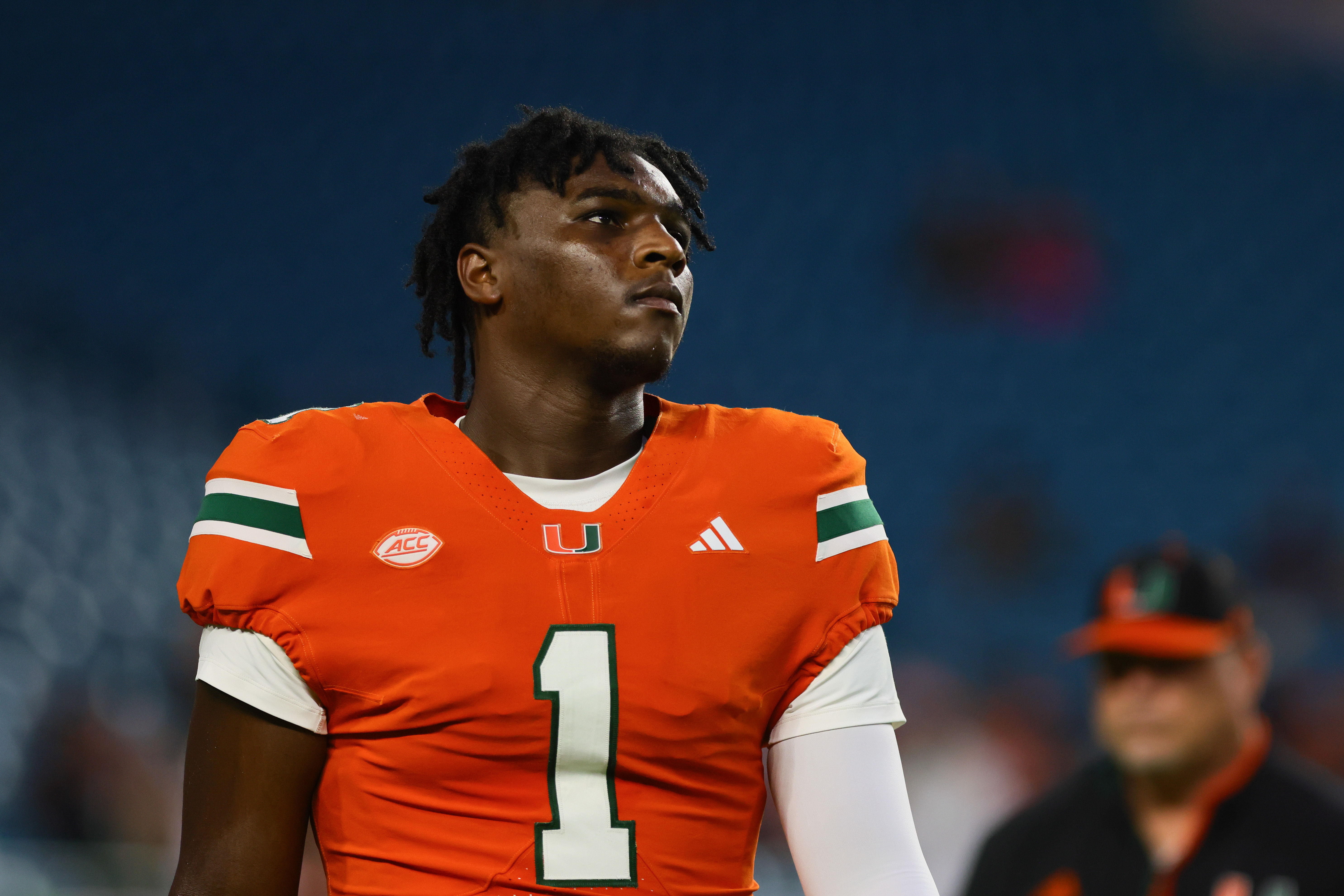 Miami Hurricanes starting QB Cam Ward - Source: Imagn